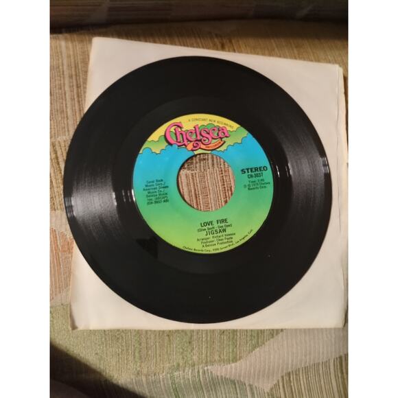 Other - Jigsaw – Love Fire / Mystic Harmony 45 RPM RECORD ROCK